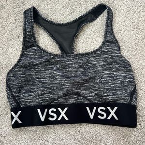 Victoria’s Secret Sports Bra Black and Gray Size Small
